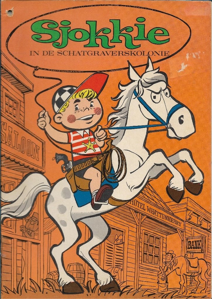 Sjokkie - En de schatgraverskolonie, Eén stripboek, Ophalen of Verzenden, Gelezen