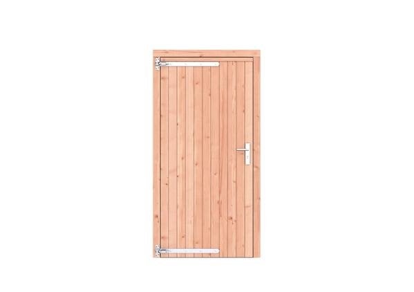 Douglas extra brede en hoge deur 1335x2170mm incl. kozijn, Ophalen, Nieuw, Buitendeur, Hout
