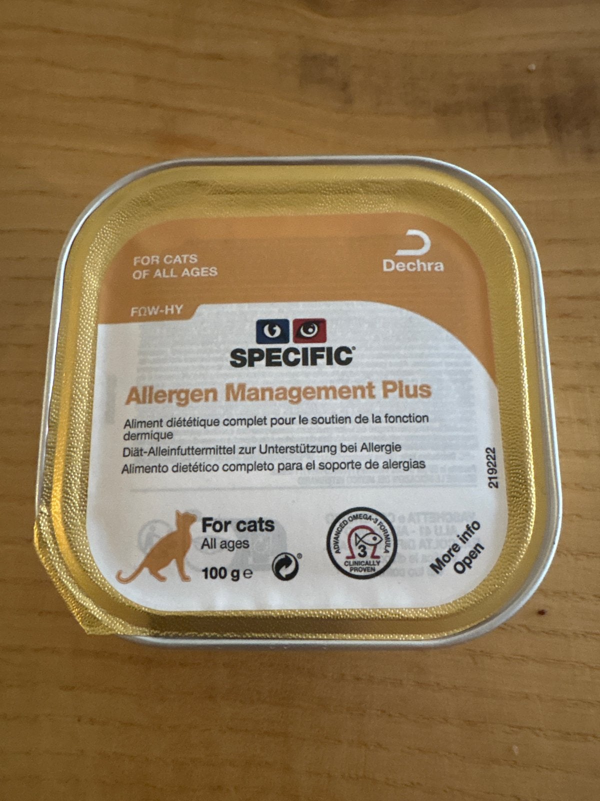 Specific allergenen voer kat, Ophalen, Kat