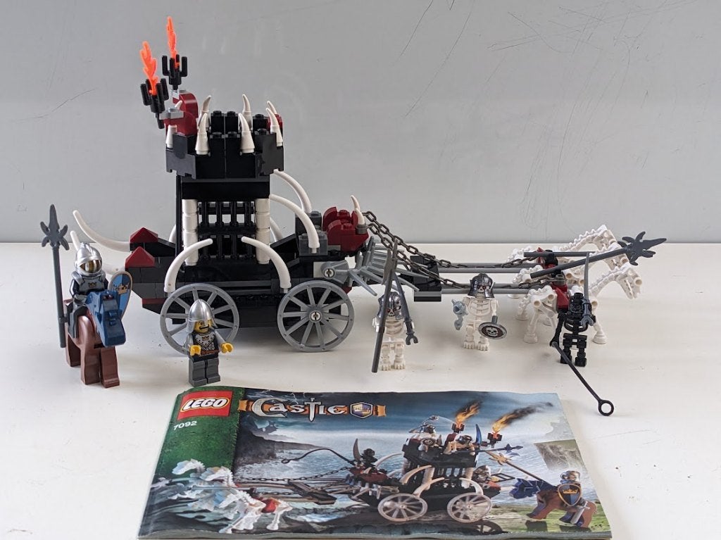 Lego 7092 Skeletons' Prison Carriage / Fantasy Era, Gebruikt, Lego, Ophalen of Verzenden, Castle