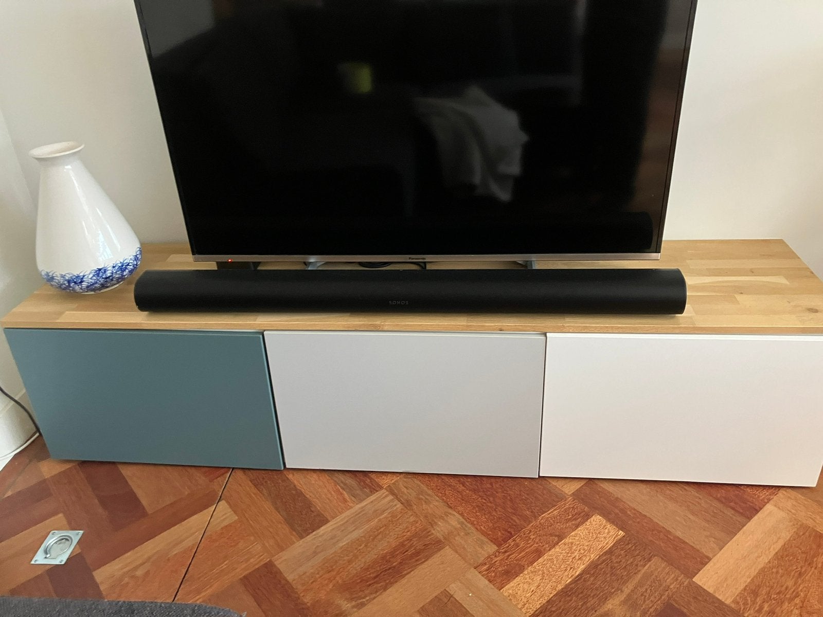 Ikea Besta tv meubel, Ophalen, 150 tot 200 cm, Zo goed als nieuw, Minder dan 100 cm