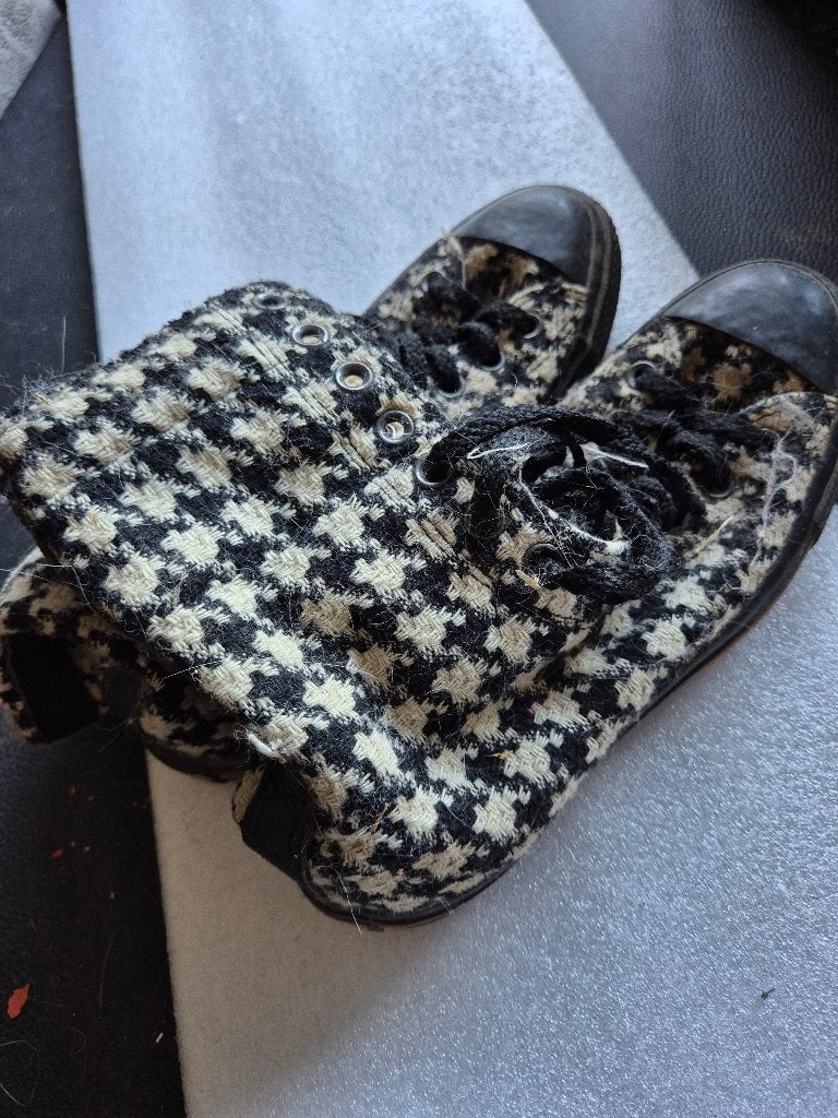 Hoge All Stars., Ophalen of Verzenden, Gedragen, Zwart, Sneakers of Gympen