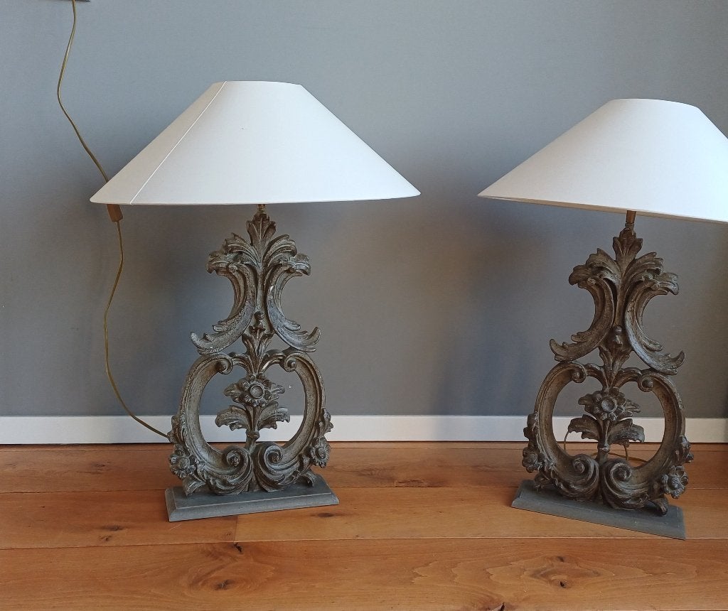 2 x Flanagan & Harhen Exclusieve Lamp Florentine voor € 85, Ophalen, Gebruikt, E27 (groot), Met stekker
