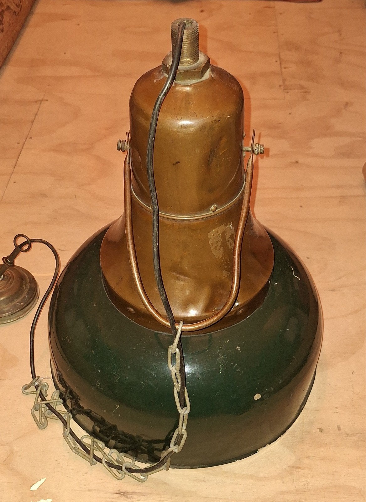 Brocante Biljart Tafellamp, Antiek en Kunst, Ophalen of Verzenden