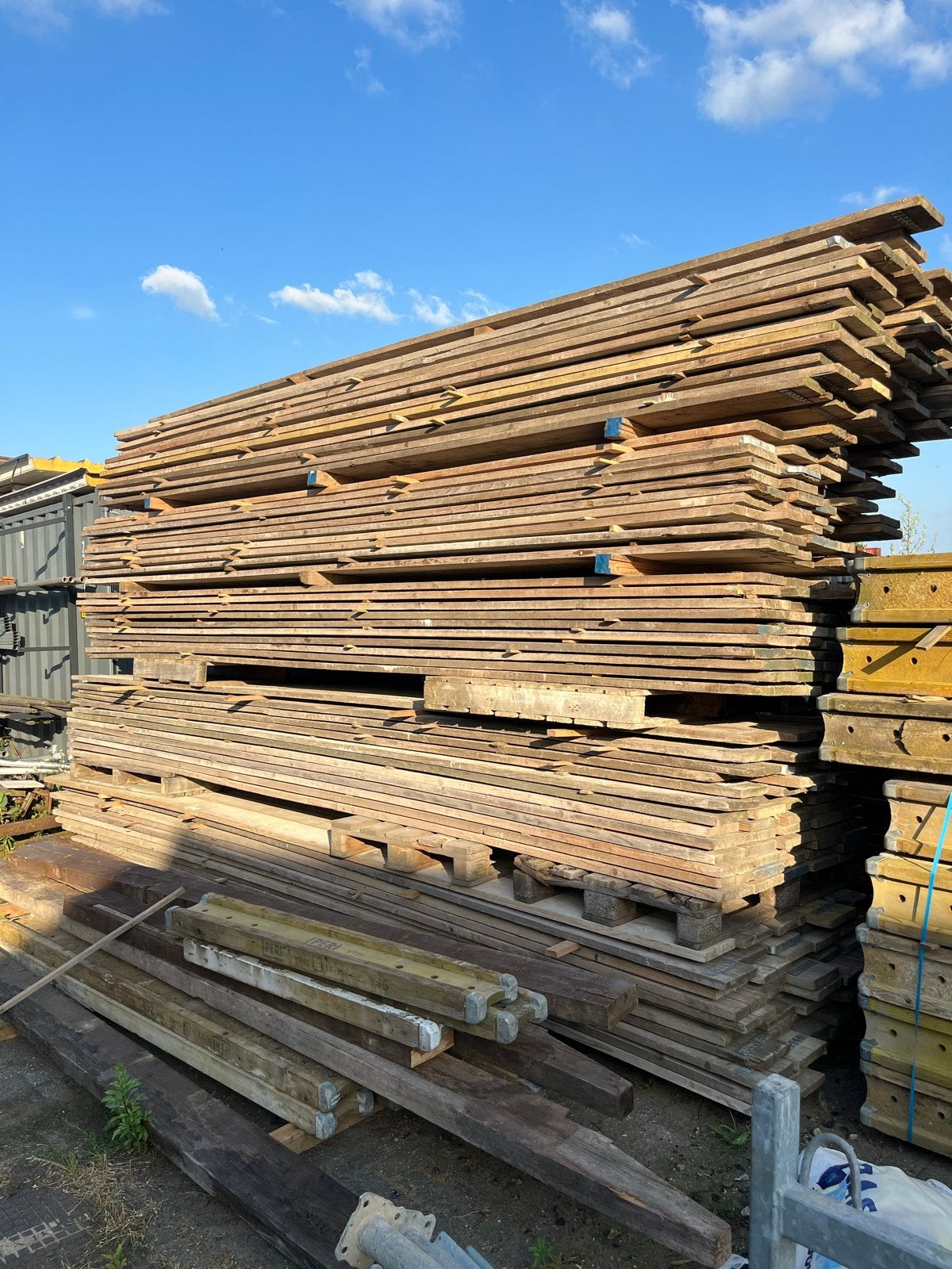 Gebruikte steigerplanken, Doe-het-zelf en Verbouw, Hout en Planken, Gebruikt, 25 tot 50 mm, Ophalen of Verzenden, Plank