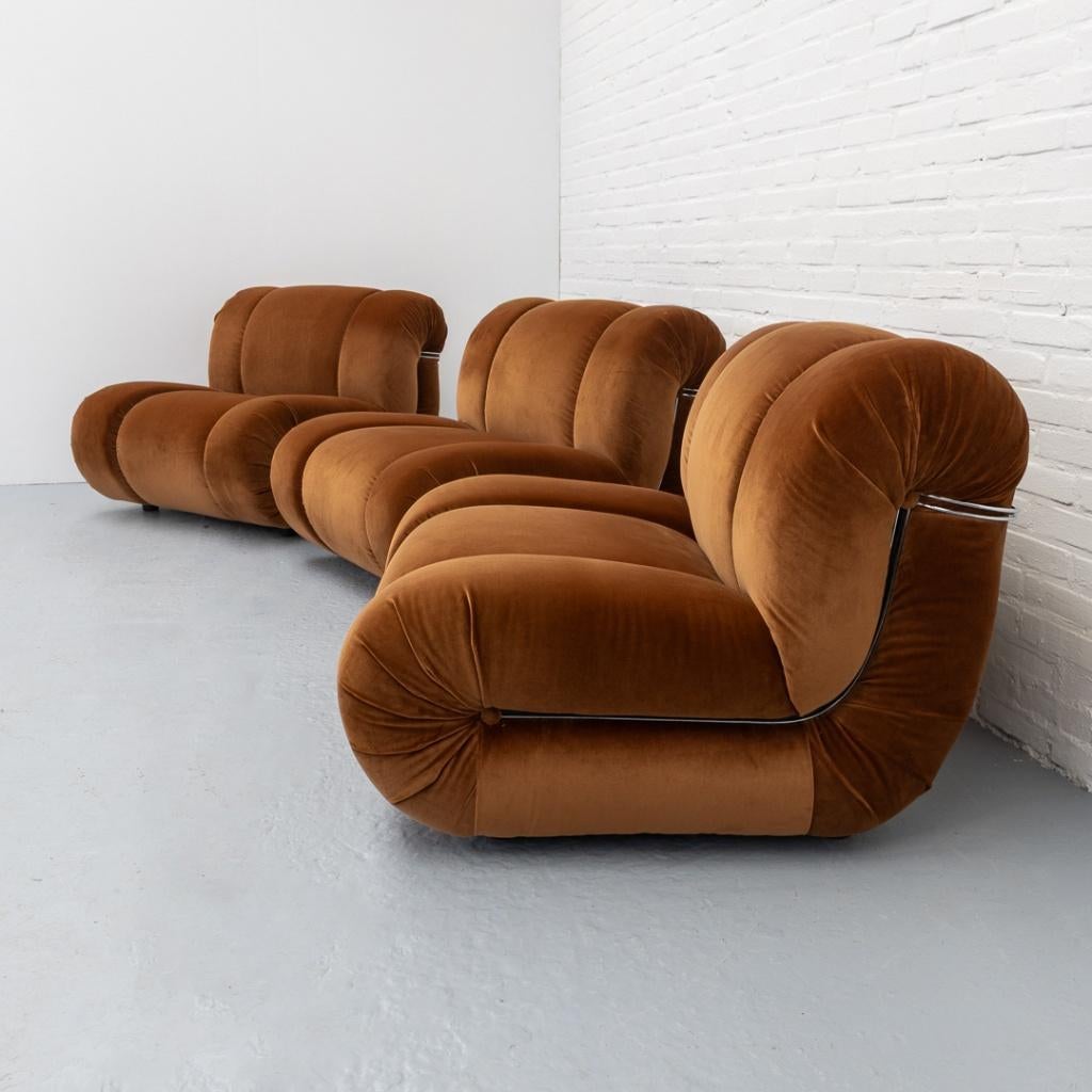 Velasquez Lounge Fauteuil Mimo Padova '70s, Ophalen, 75 tot 100 cm, Zo goed als nieuw, Stof