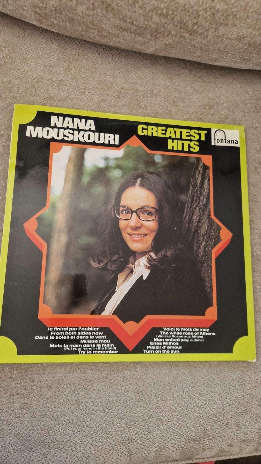 Nana Mouskouri - Greatest Hits LP (Fontana), LP, Gebruikt, Pop, Ophalen of Verzenden