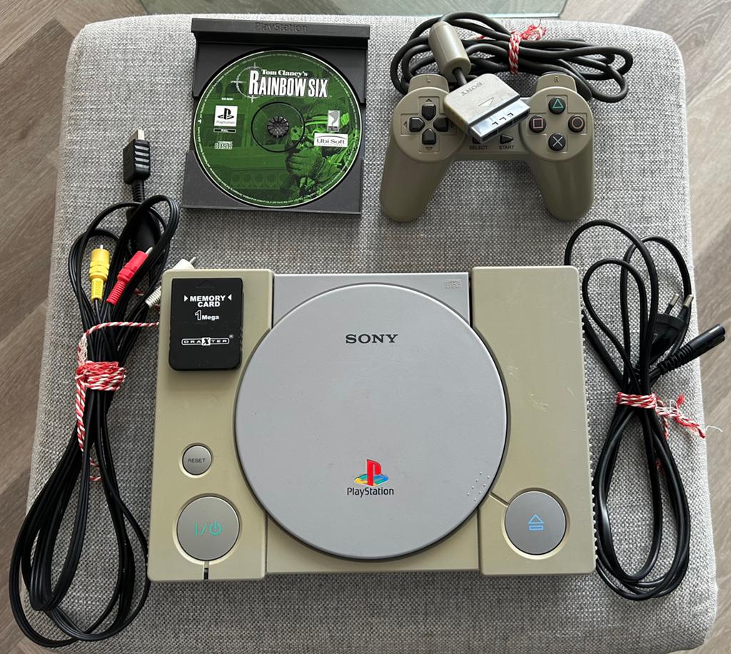 Playstation 1 spelcomputer / SCPH-9002 / Compleet / PS1, Ophalen of Verzenden, Gebruikt, Met 1 controller