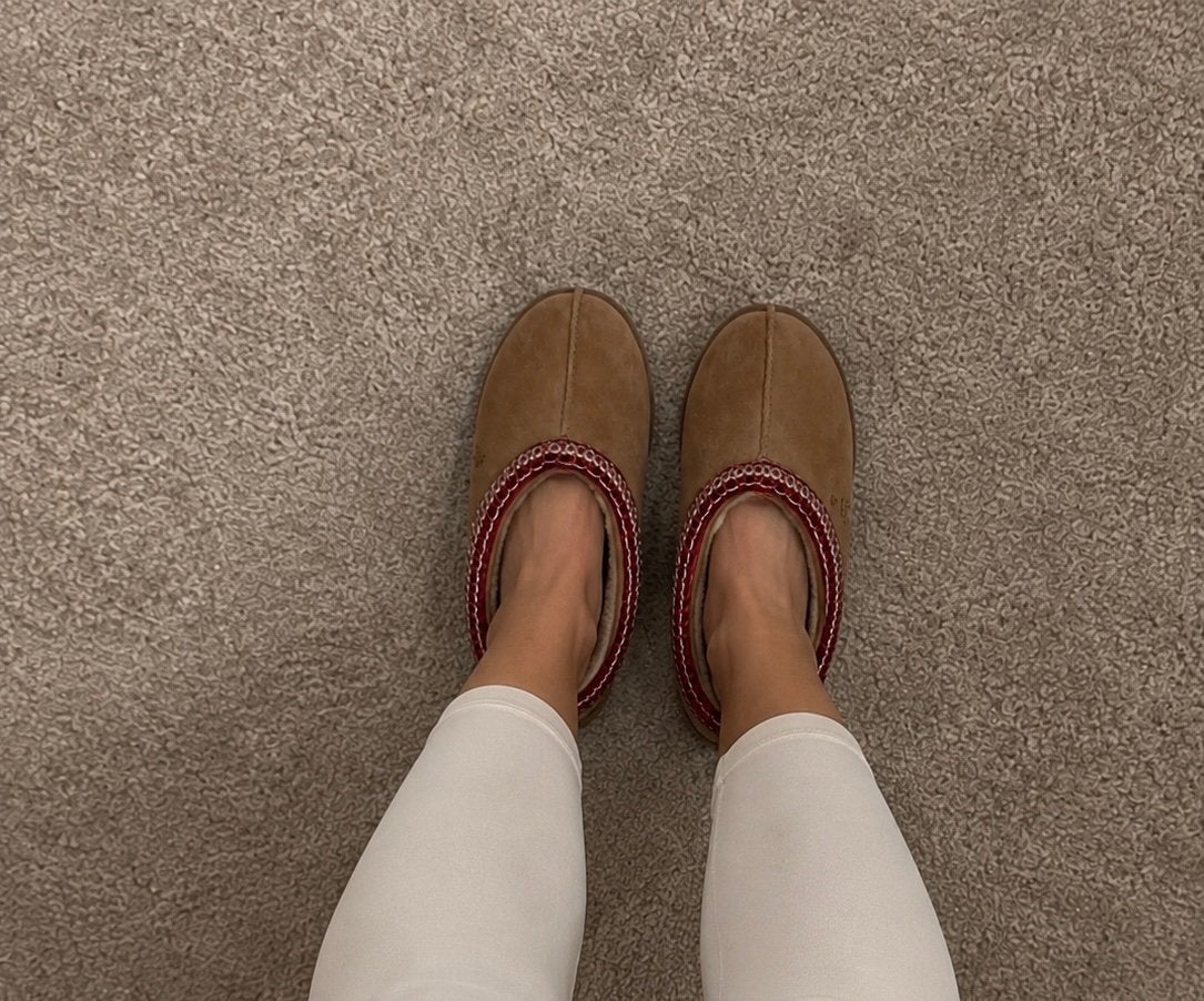 Gedragen UGG Tazz II chestnut bruin, maat 39, Bruin, Verzenden, Pantoffels of Sloffen, Gedragen