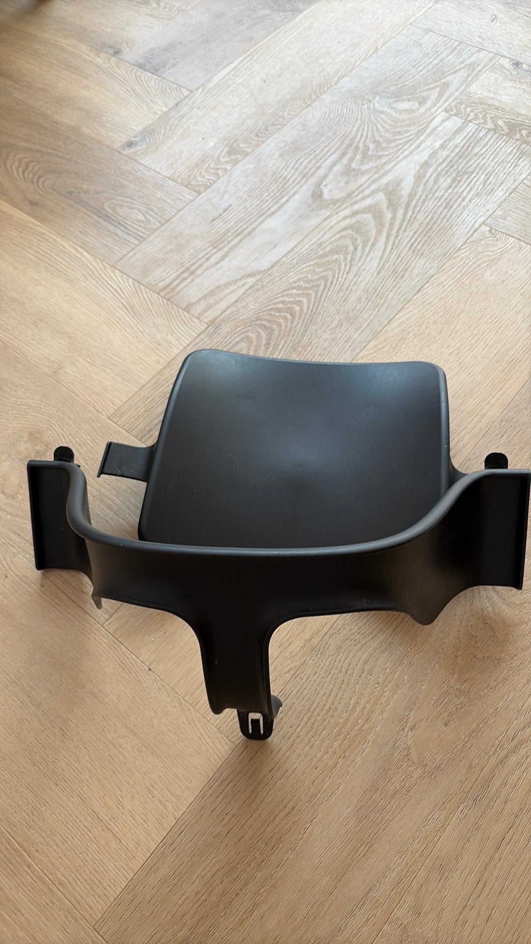 Stokke Tripp Trapp babyinzet zwart (excl stoel), Ophalen of Verzenden, Zo goed als nieuw, Meegroeistoel