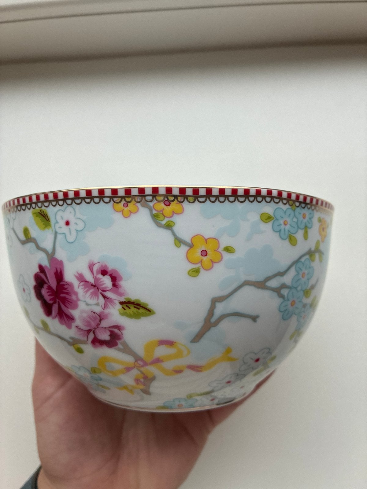 Nieuwe Pip Studio Chinese Rose White schaal 15cm, Huis en Inrichting, Pip Studio, Nieuw, Ophalen of Verzenden, Schaal of Schalen