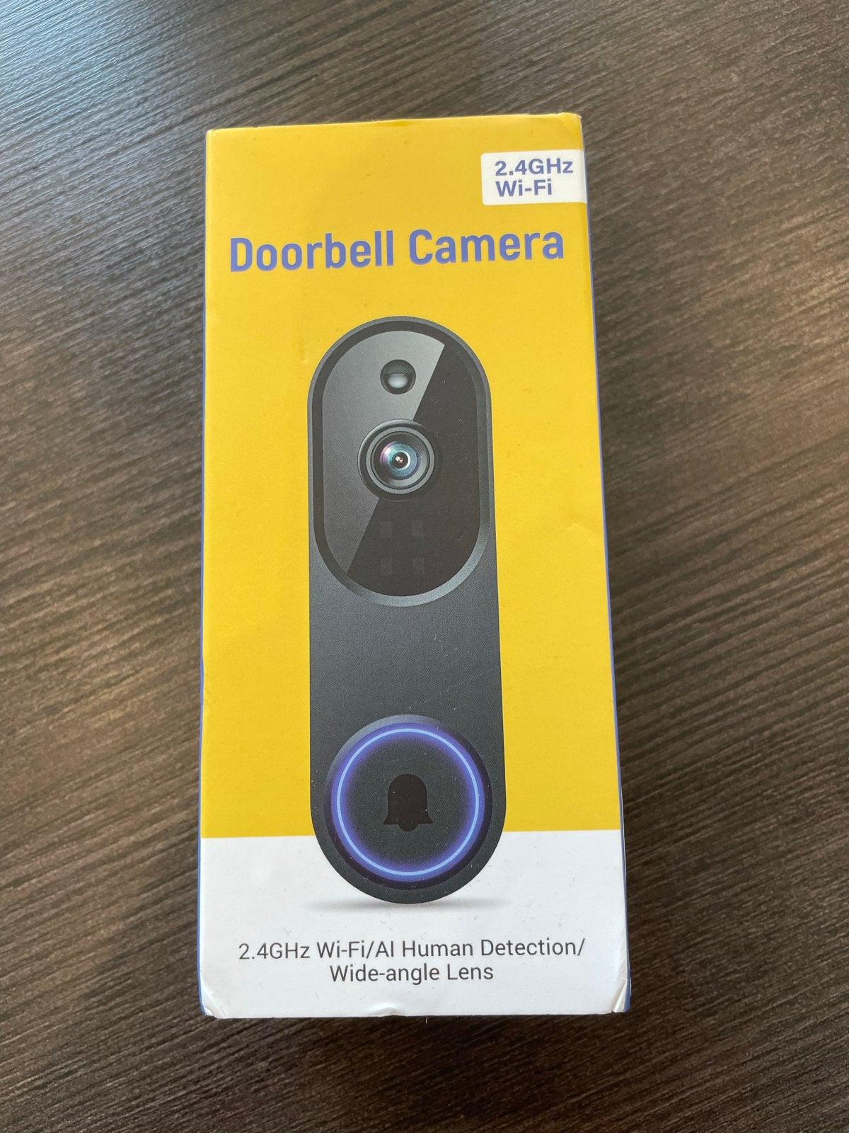 Draadloze Deurbel Camera met AI Detectie en Nachtzicht, Ophalen of Verzenden, Ingebouwde camera, Nieuw, Draadloos