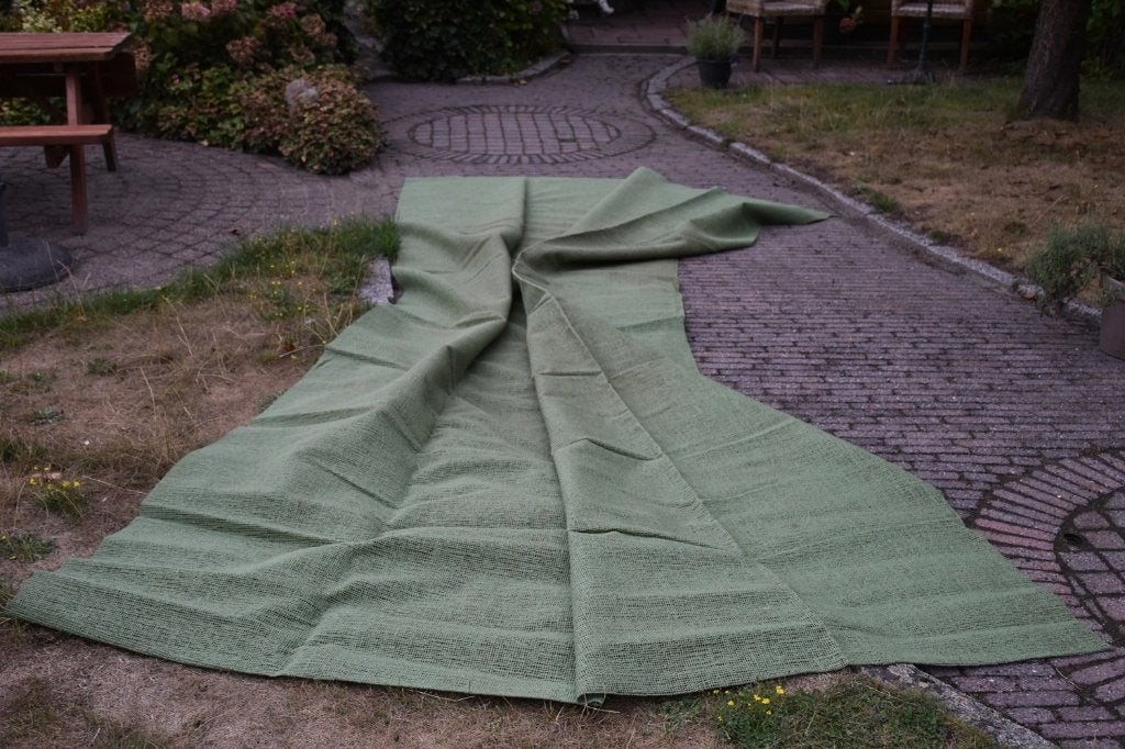 Voortent vloerbedekking, Ophalen, Gebruikt