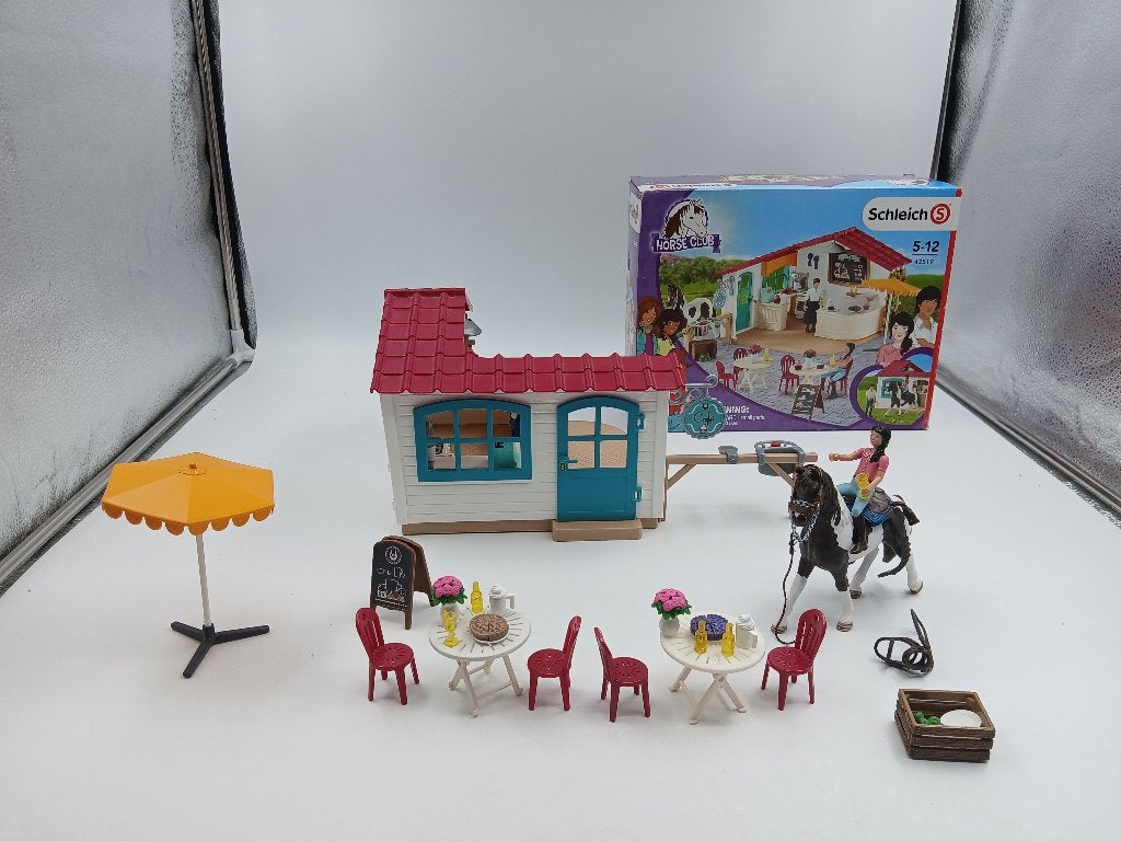 Schleich Horse Club 42519 – Ruiter Café "Cups & Saddles", Ophalen of Verzenden, Gebruikt