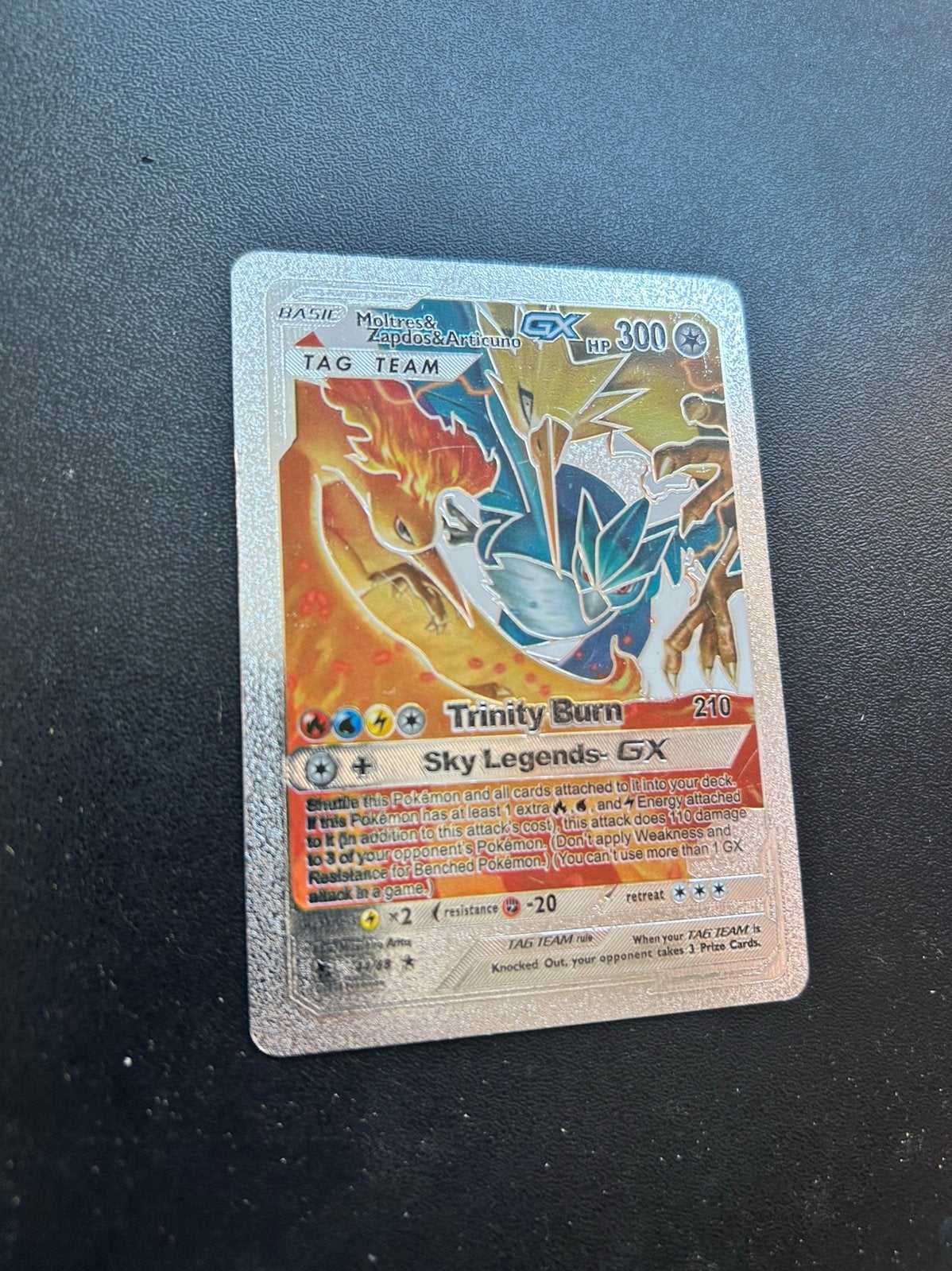 Pokemon Kaart Trinity Burn, Ophalen of Verzenden, Zo goed als nieuw, Speelkaart(en)