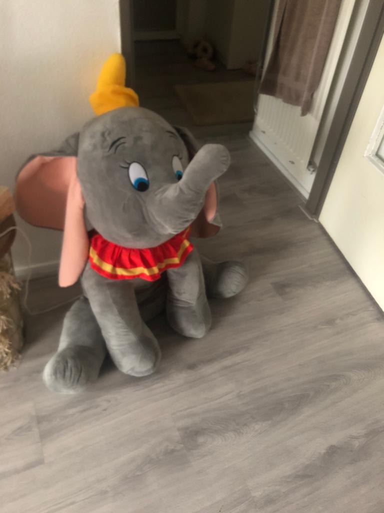 Knuffel éléphant, Kinderen en Baby's, Speelgoed | Knuffels en Pluche, Ophalen, Zo goed als nieuw