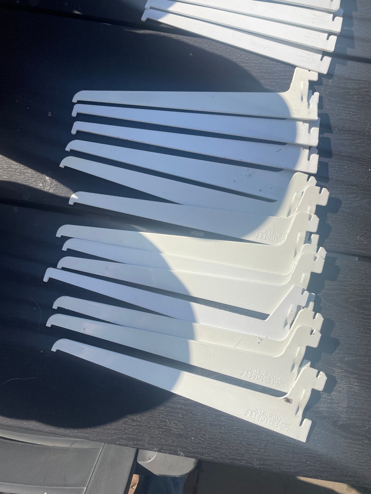 13 Plankdragers voor planken van 25 cm, Huis en Inrichting, Ophalen, Gebruikt