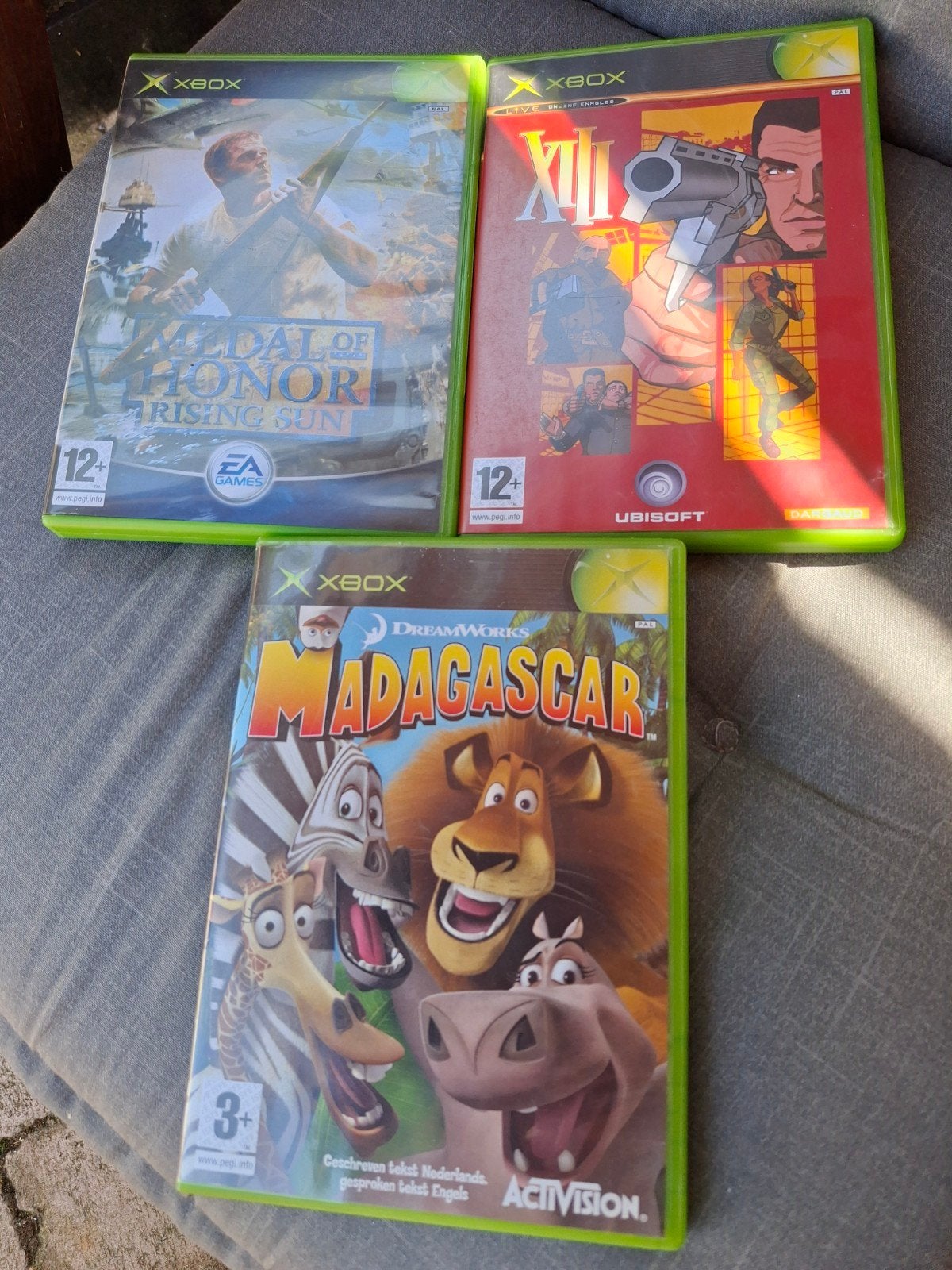 Xbox Original Games: Medal of Honor, XIII, Madagascar, Ophalen, Gebruikt, Shooter, 1 speler