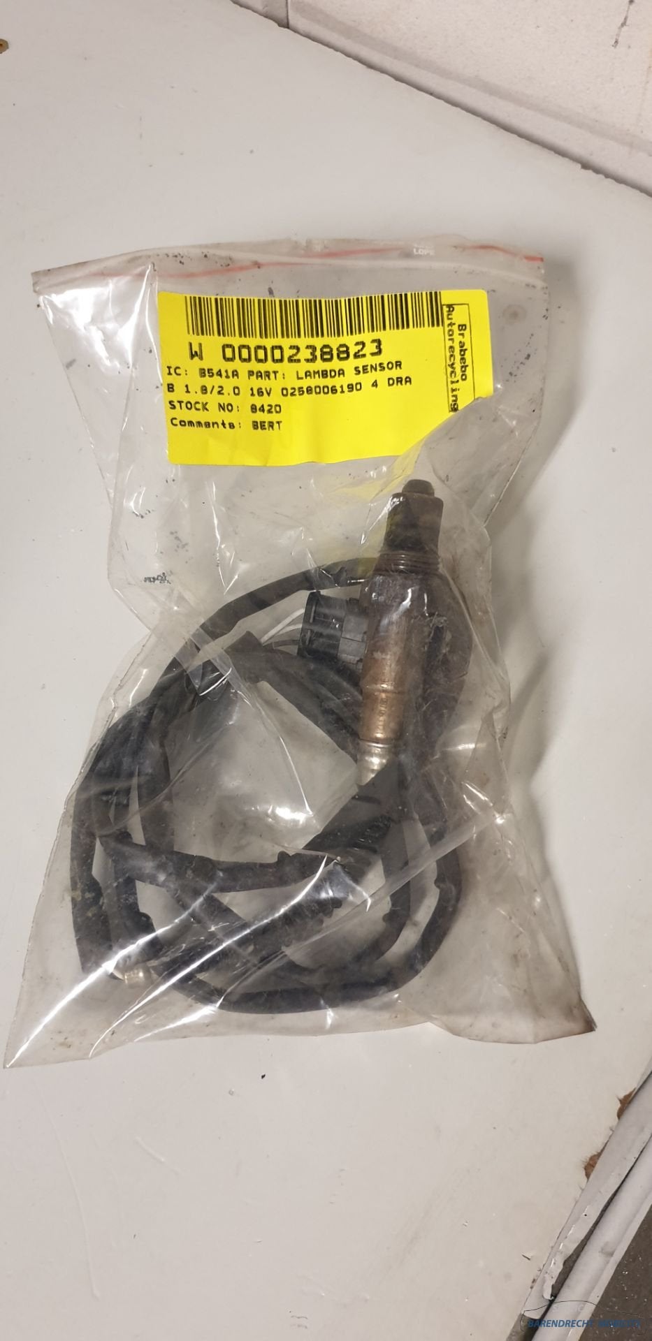 Lambdasonde Alfa Romeo 159 lambdasensor 1.8L Twin Spark 16V