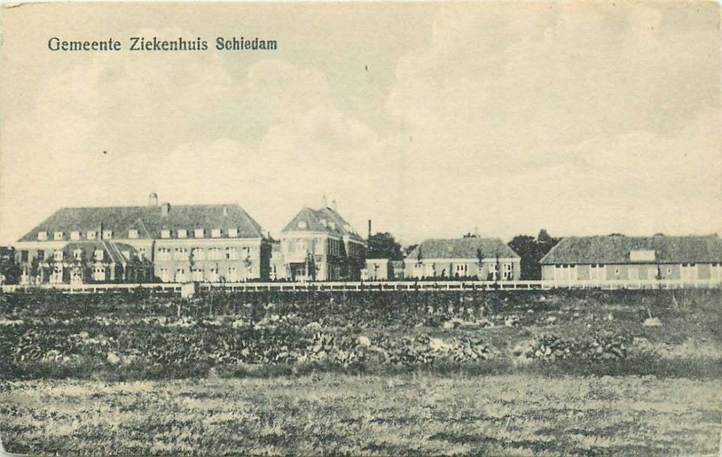 388-535-019 Schiedam Gemeente Ziekenhuis, Verzenden, Voor 1920, Zuid-Holland