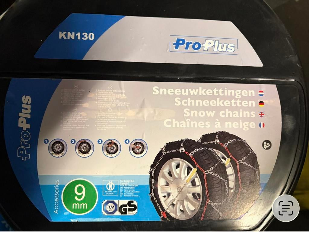 Sneeuw kettingen, Ophalen, Nieuw