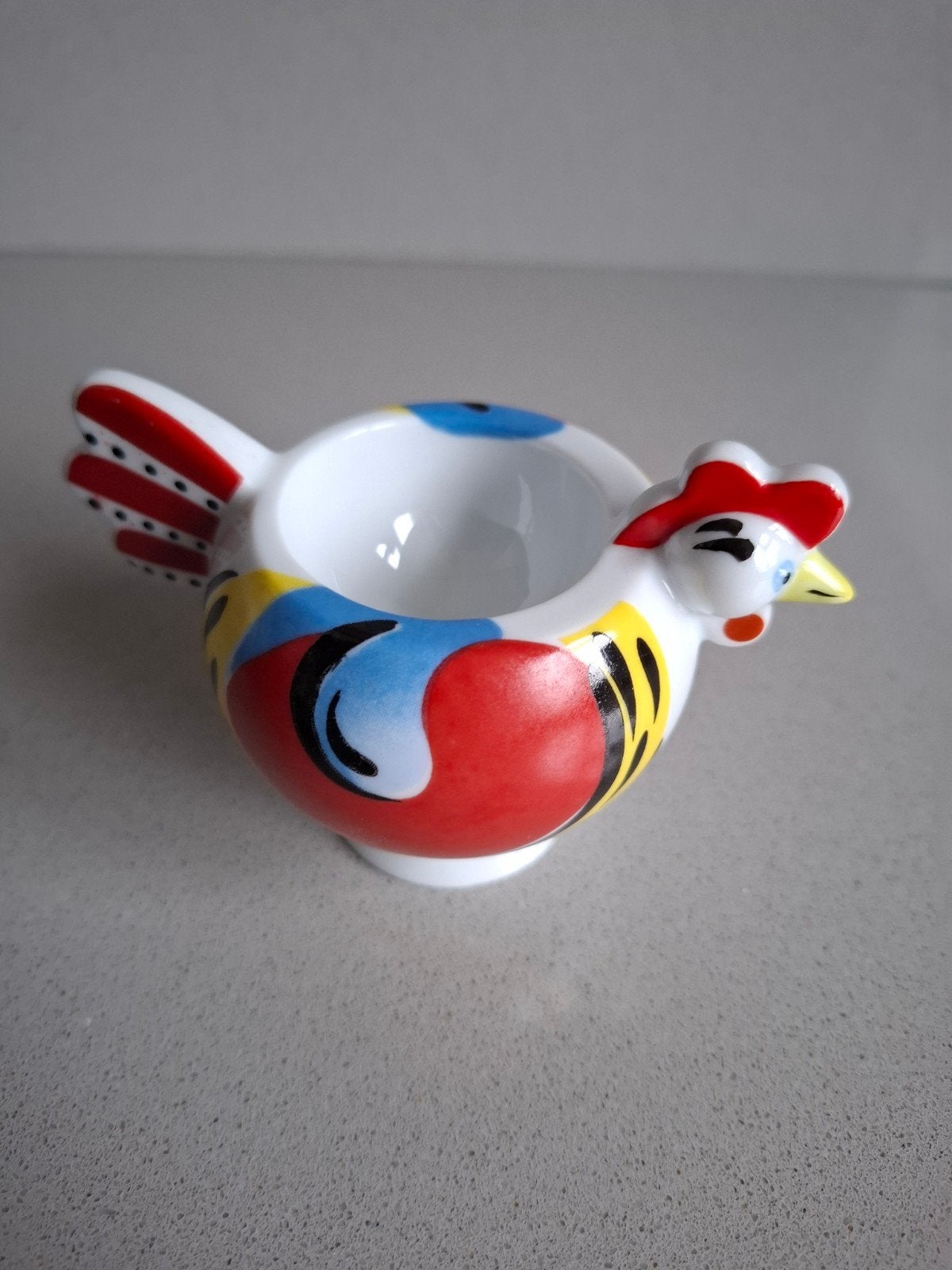 Villeroy & Boch Pasen eierdop haan/kip kleurrijk, Villeroy & Boch, Ophalen of Verzenden, Zo goed als nieuw, Overige stijlen