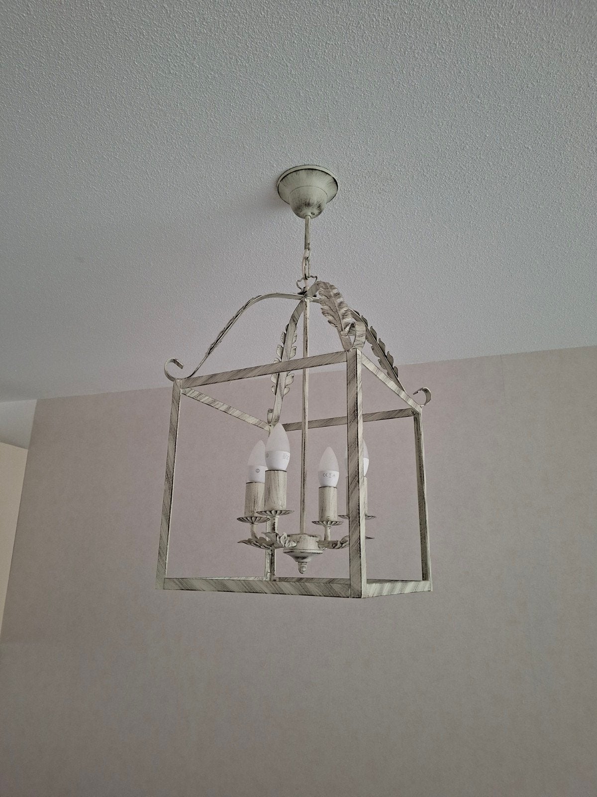 Hanglamp, Ophalen, E14 (klein), Zo goed als nieuw, Metaal