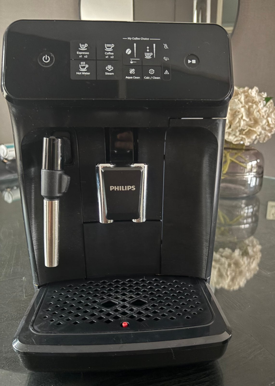 Philips EP1220/00 volautomatische koffiemachine, Ophalen, Zo goed als nieuw, Koffiemachine, Stoompijpje