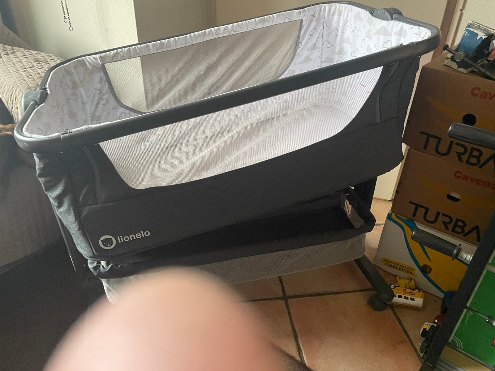 babybedje in klapbaar, Kinderen en Baby's, Babywiegjes en Ledikanten, Ophalen, Zo goed als nieuw, Ledikant