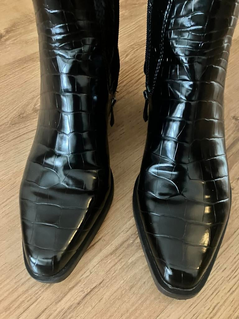 Zwarte laarsjes, Kleding | Dames, Schoenen, Zo goed als nieuw, Ophalen