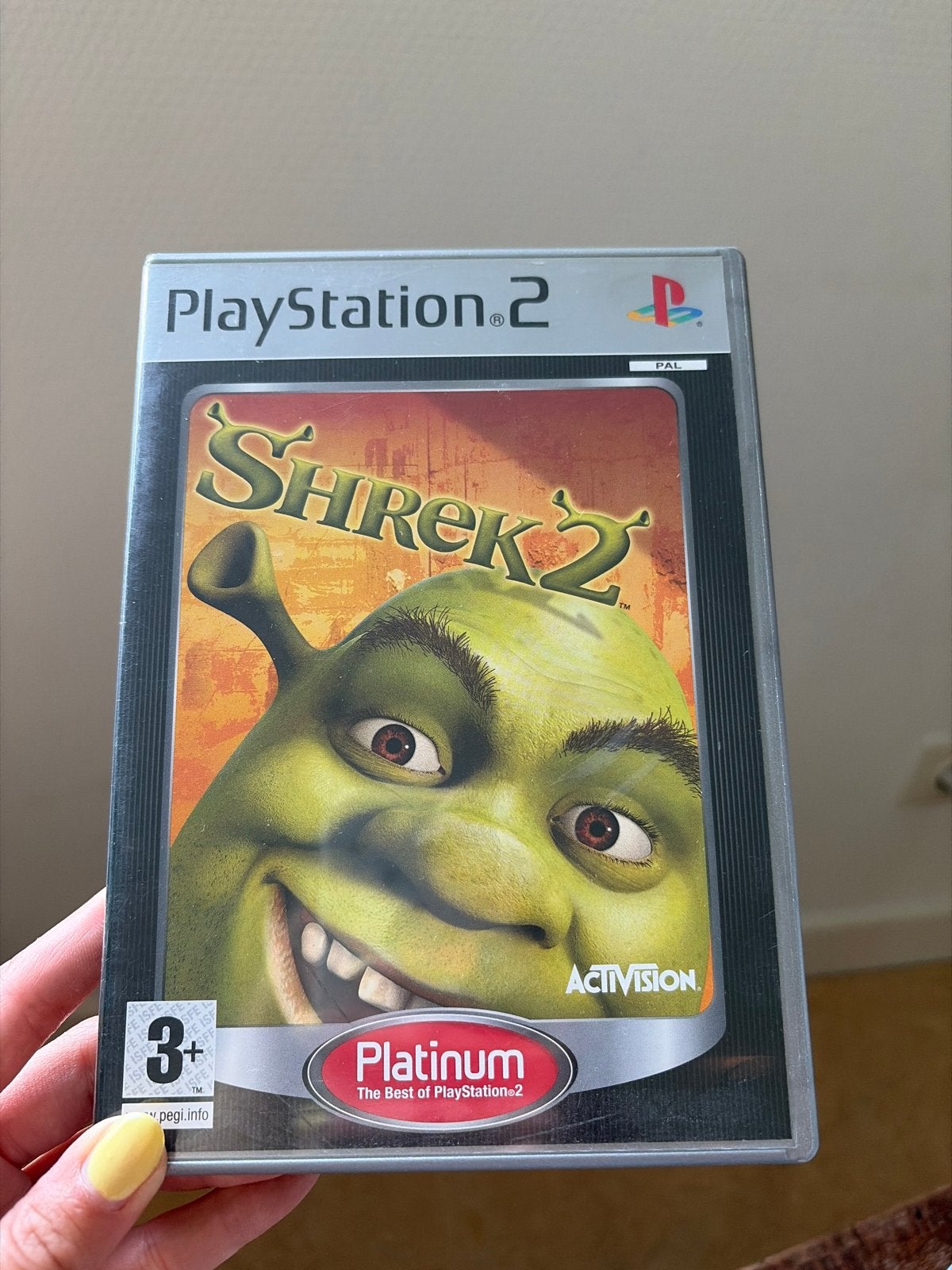 Shrek 2 - PlayStation 2 (PS2) - Platinum Editie, Gebruikt, 1 speler, Vanaf 3 jaar, Ophalen