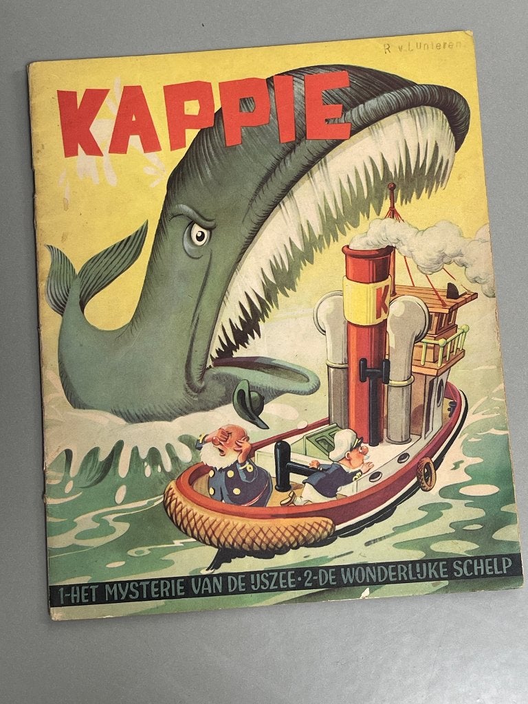 Kappie 1- het Mysterie van de IJszee 2- De Wonderlijke 1959, Eén stripboek, Ophalen of Verzenden, Zo goed als nieuw