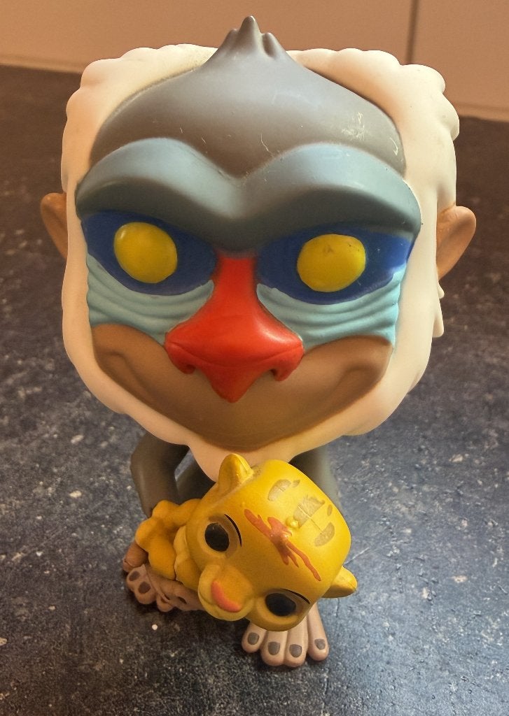 Funko pop! 301 - Lion King - Rafiki en Simba, Verzamelen, Ophalen of Verzenden, Zo goed als nieuw