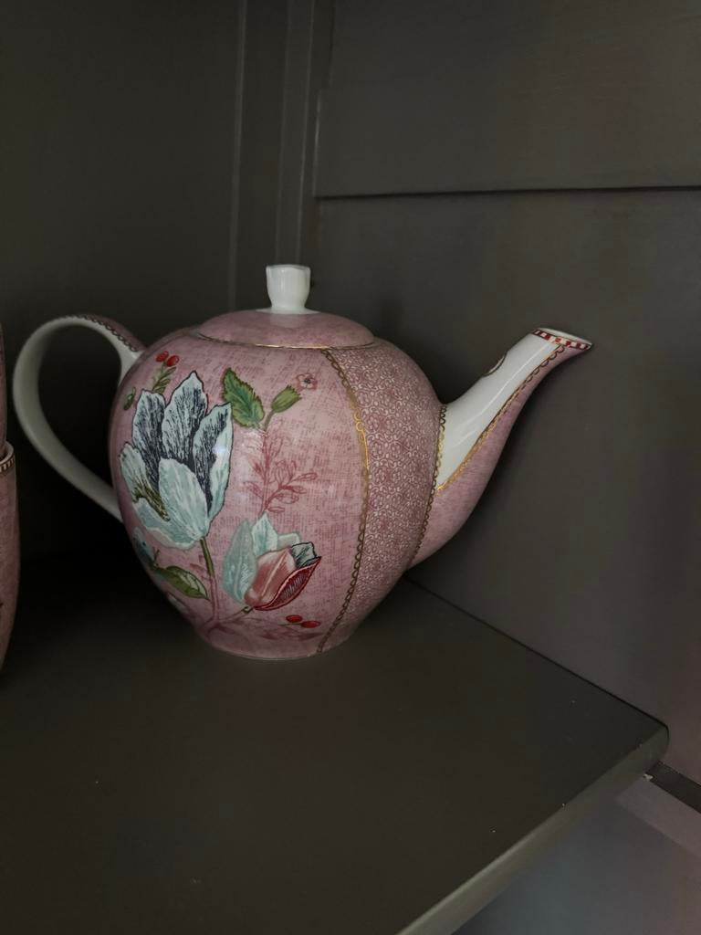 Pip Studio Theepot 1,6 liter - spring to life, Ophalen, Overige typen, Nieuw, Overige stijlen