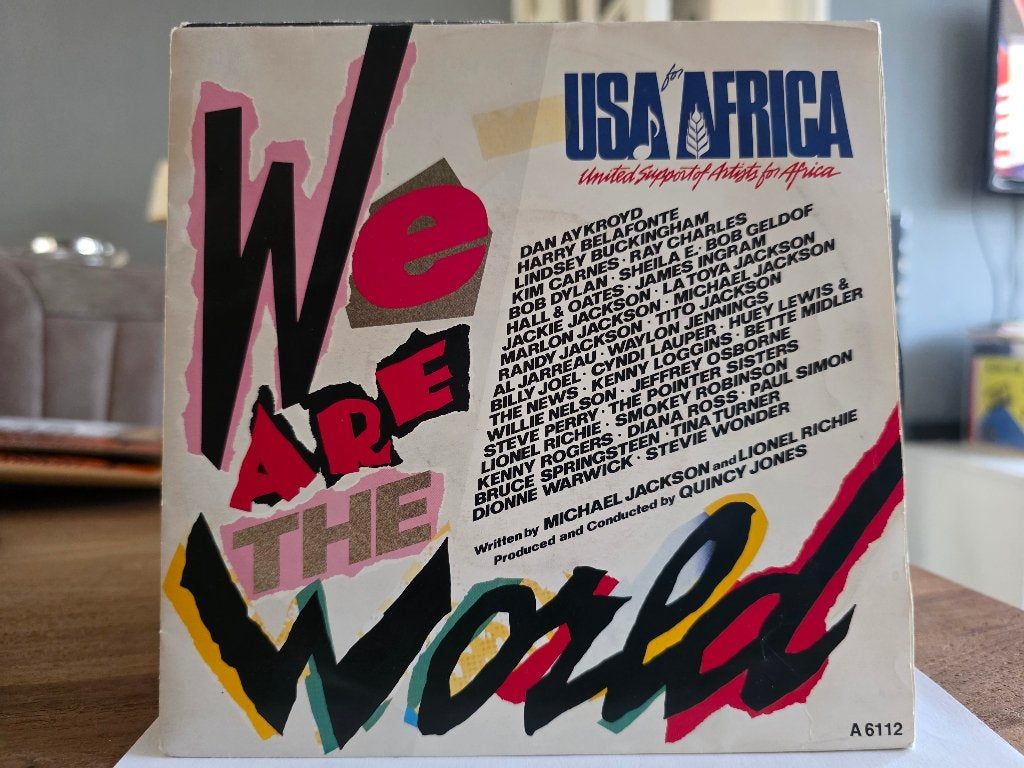 7" Single USA For Africa - We Are The World / Quincy Jones -, Gebruikt, 7 inch, Ophalen of Verzenden, Pop