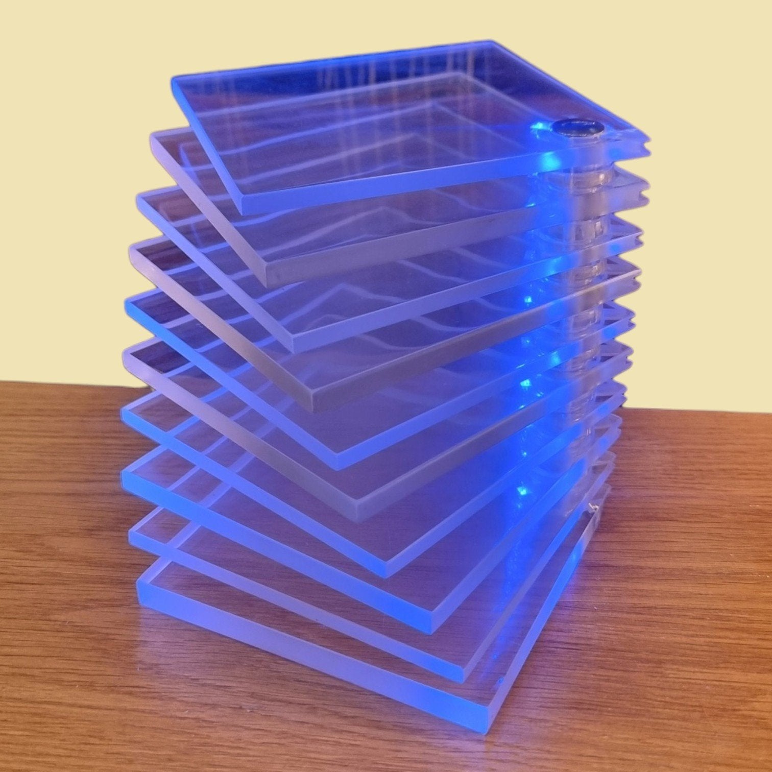 Vintage Ikea design lamp Tybble y2k plexiglas, ,, Ophalen of Verzenden, Zo goed als nieuw, ,