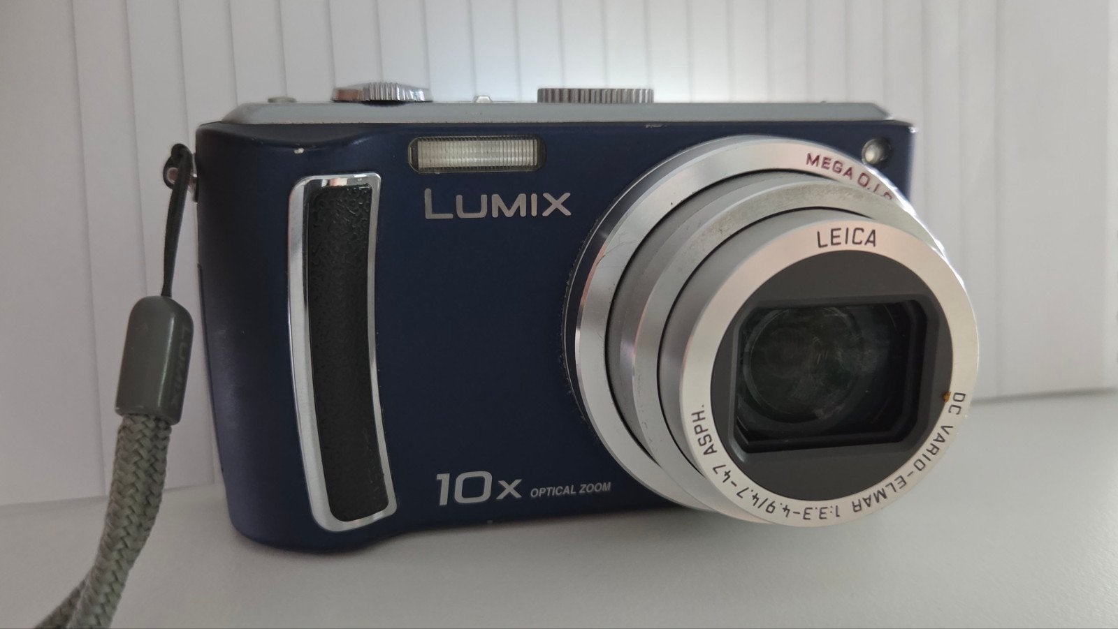 Panasonic Lumix DMC-TZ5 Digital Camera (Blauw) + 2 Accu's, Ophalen, Gebruikt, Panasonic, 8 tot 20x
