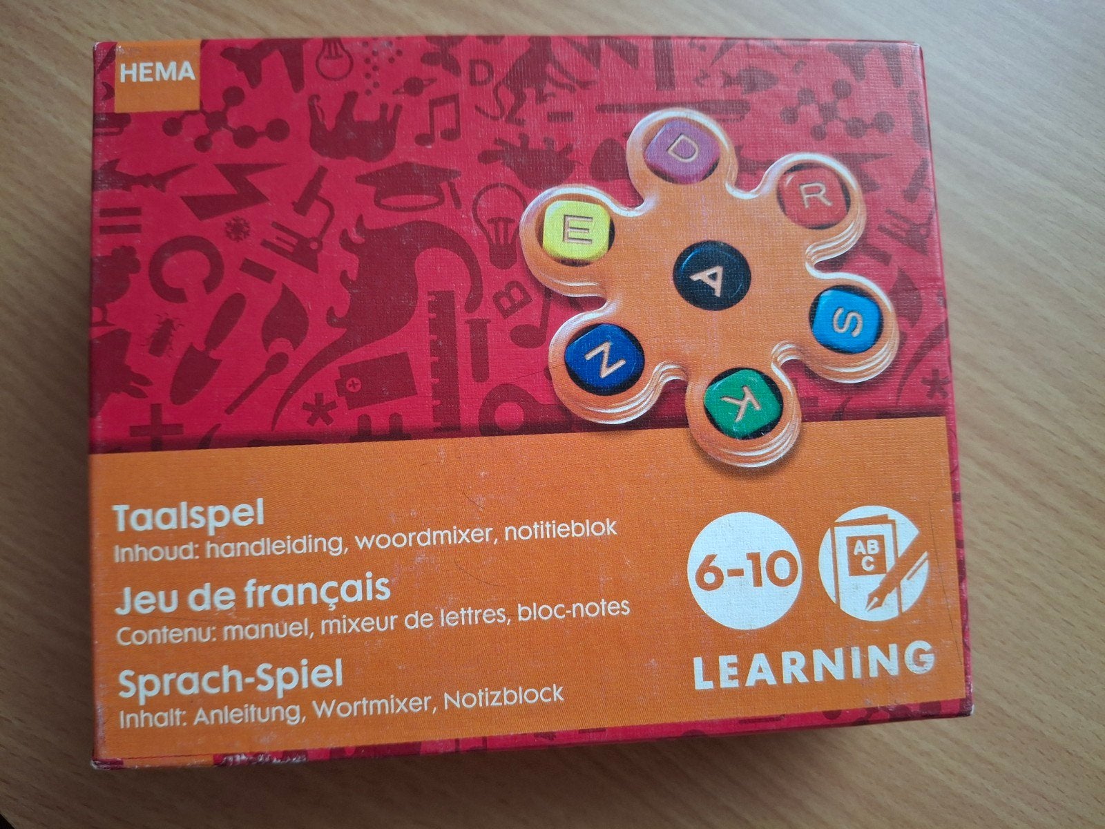 Hema Taalspel - Woordmixer (6-10 jaar), Een of twee spelers, Ophalen of Verzenden, Zo goed als nieuw, Hema