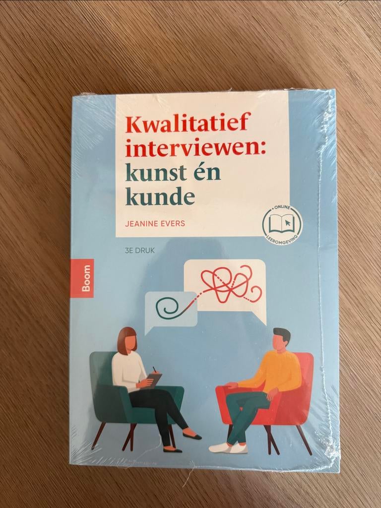 Kwalitatief interviewen: kunst én kunde - 3e druk, Boeken, Ophalen of Verzenden, Gamma, Zo goed als nieuw, HBO