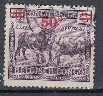 Belg. Congo ocb 160, Verzenden, Tanzania, Gestempeld