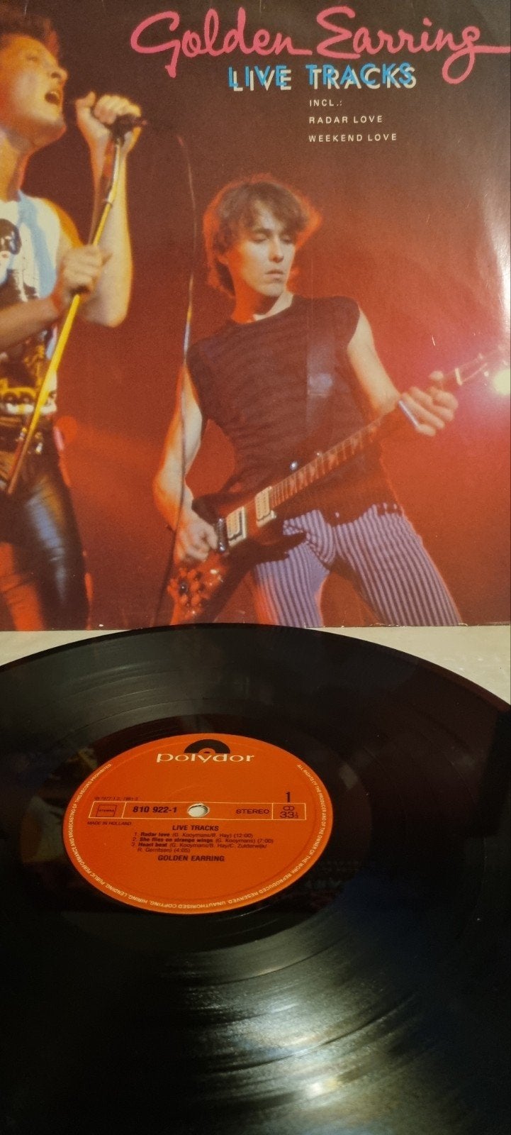 Golden Earring - Live Tracks LP (1982), LP, Gebruikt, Ophalen of Verzenden, Classic Rock