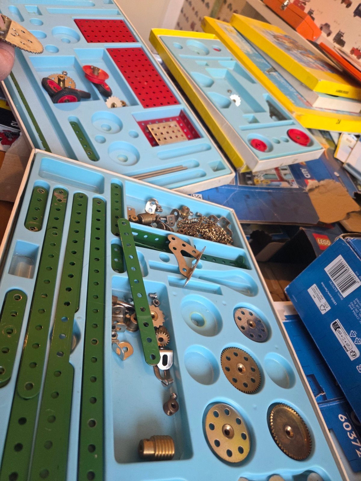 Vintage Meccano Bouwdozen - Diverse Sets, Ophalen of Verzenden, Gebruikt, Bouwen