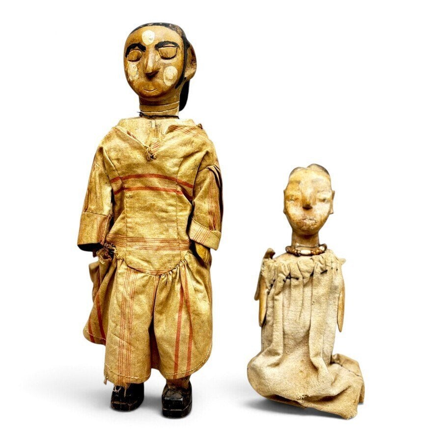 Ewe, Togo - twee poppen, Antiek en Kunst, Ophalen of Verzenden, Pop