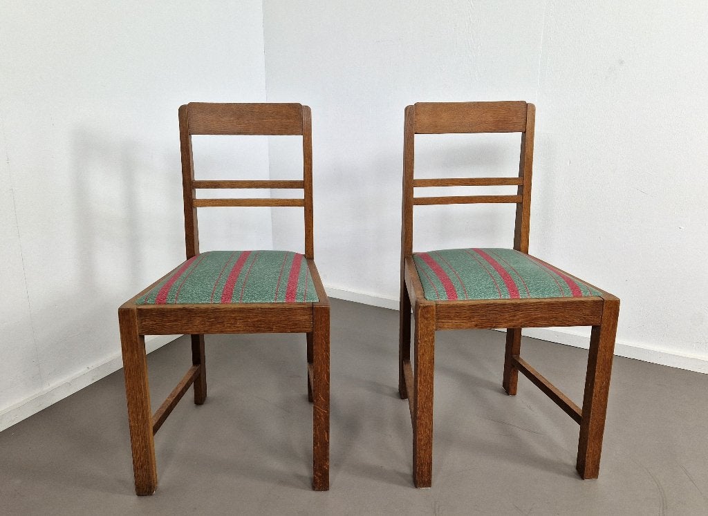 Set Art Deco-stoelen | Jaren 30, Ophalen, Gebruikt, Twee, -