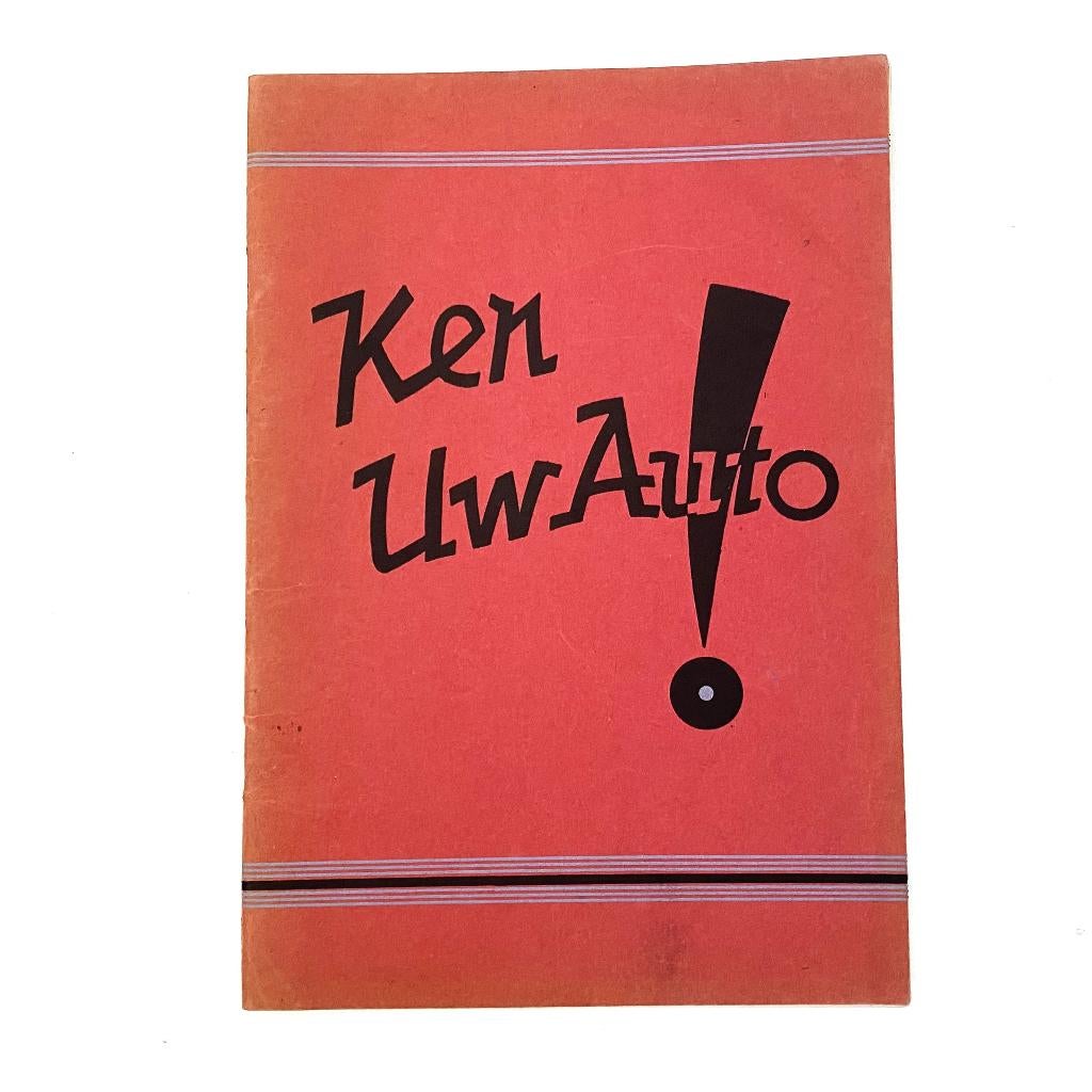 American Petroleum Company – Ken uw auto! - 1930's, Boeken, Verzenden, Gelezen, Overige merken