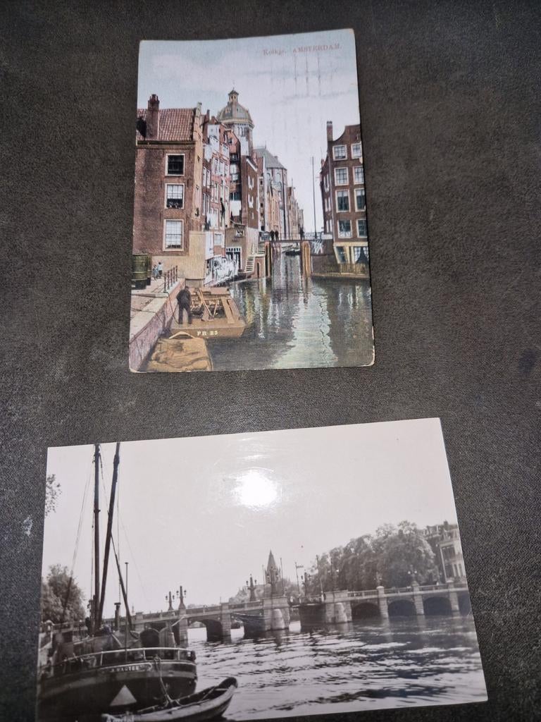 Amsterdam ansichtkaart, Ophalen of Verzenden, Voor 1940, Zo goed als nieuw, Overige onderwerpen