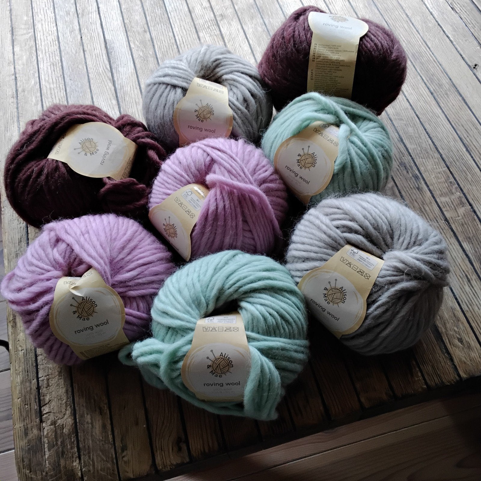 Alison&Mae zuiver wollen garen 800 gram, Ophalen of Verzenden, Nieuw, Breien of Haken, Wol of Garen