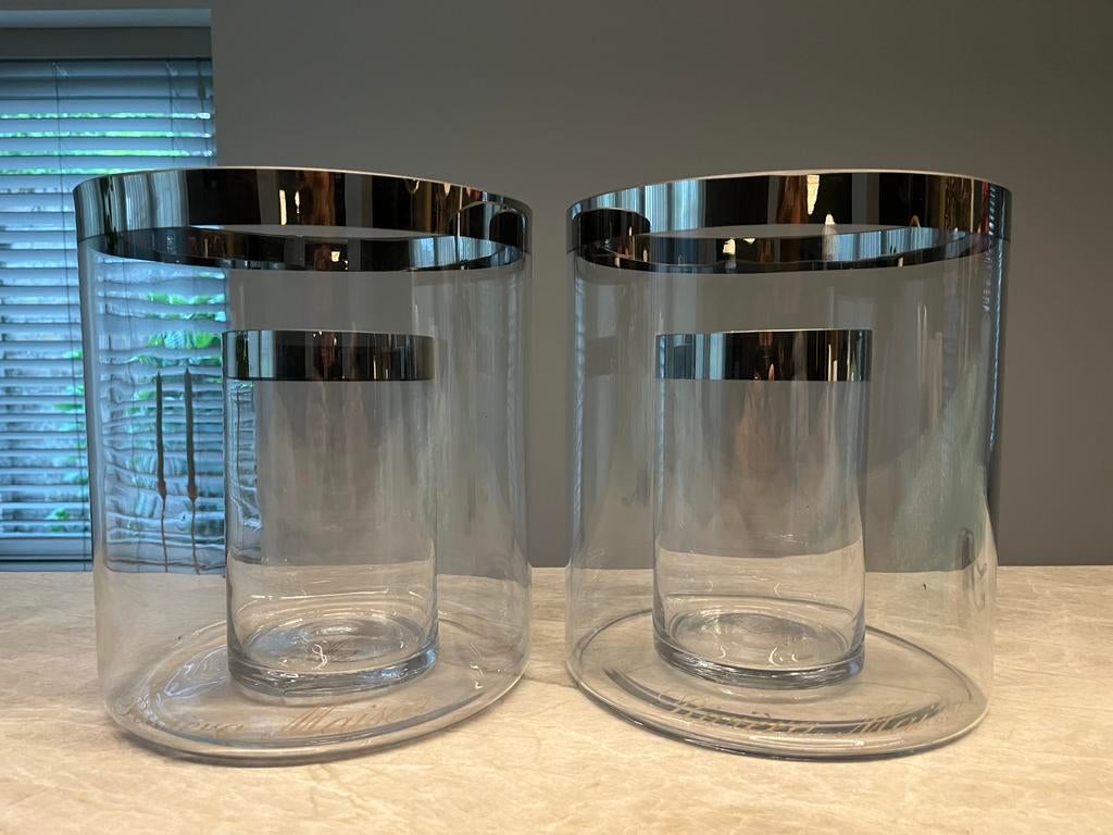 Set grote windlichten Riviera Maison, Ophalen of Verzenden, Zo goed als nieuw, Overige materialen