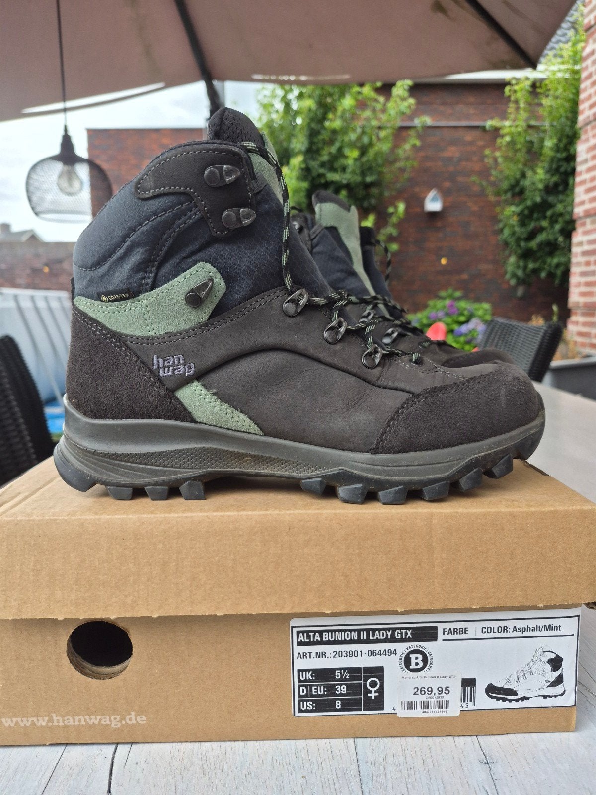 Hanwag dames wandelschoen  mt 39, Ophalen of Verzenden, Zo goed als nieuw, Schoenen