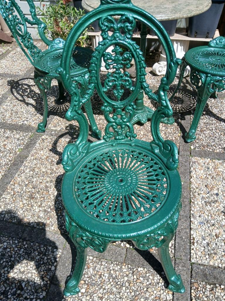 Unieke antieke tuinset, Tuin en Terras, Ophalen, Zo goed als nieuw, Overige materialen